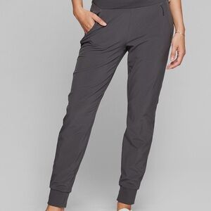 Athleta Soho Lined Jogger Pants – Dark Grey – Size 8